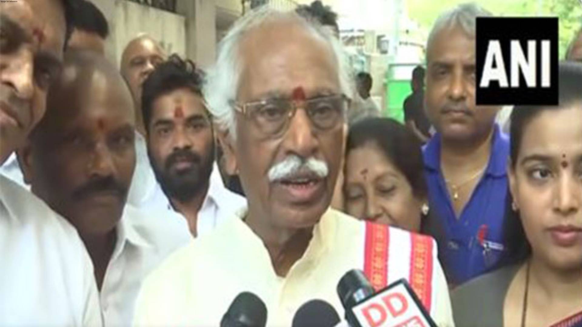 Haryana Governor Bandaru Dattatraya casts vote in Hyderabad, urges people to vote in large numbers